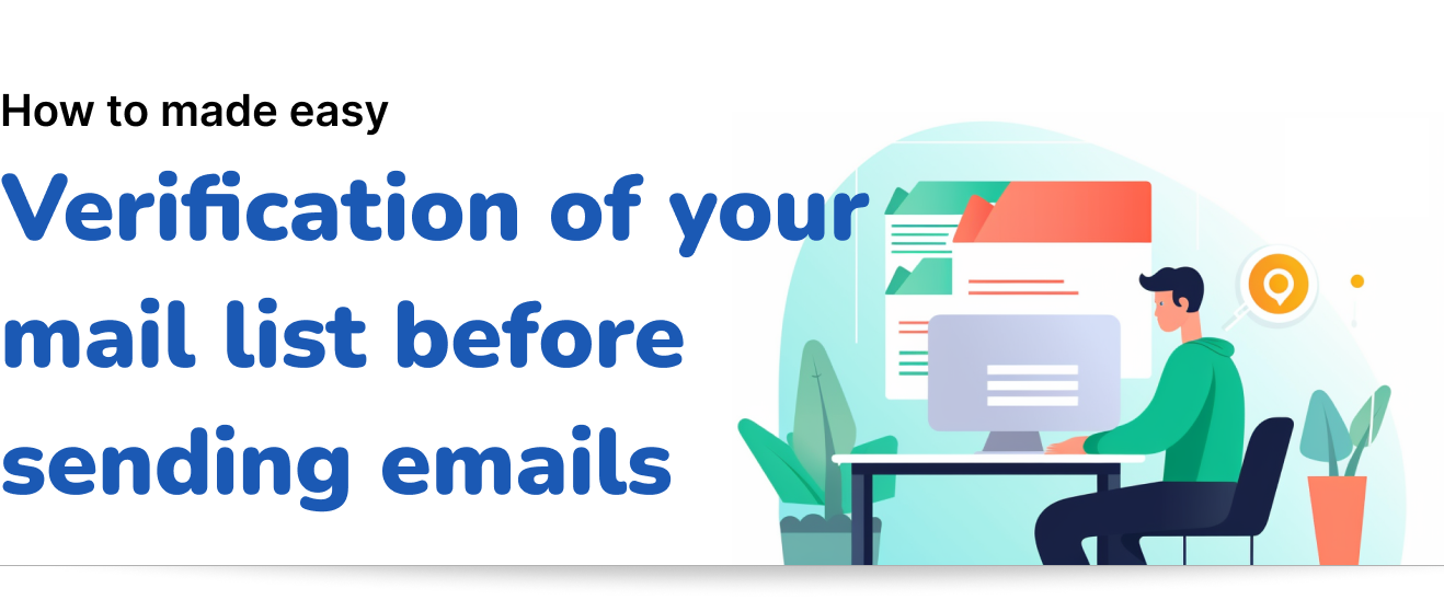 Email verification for email list before sending an email